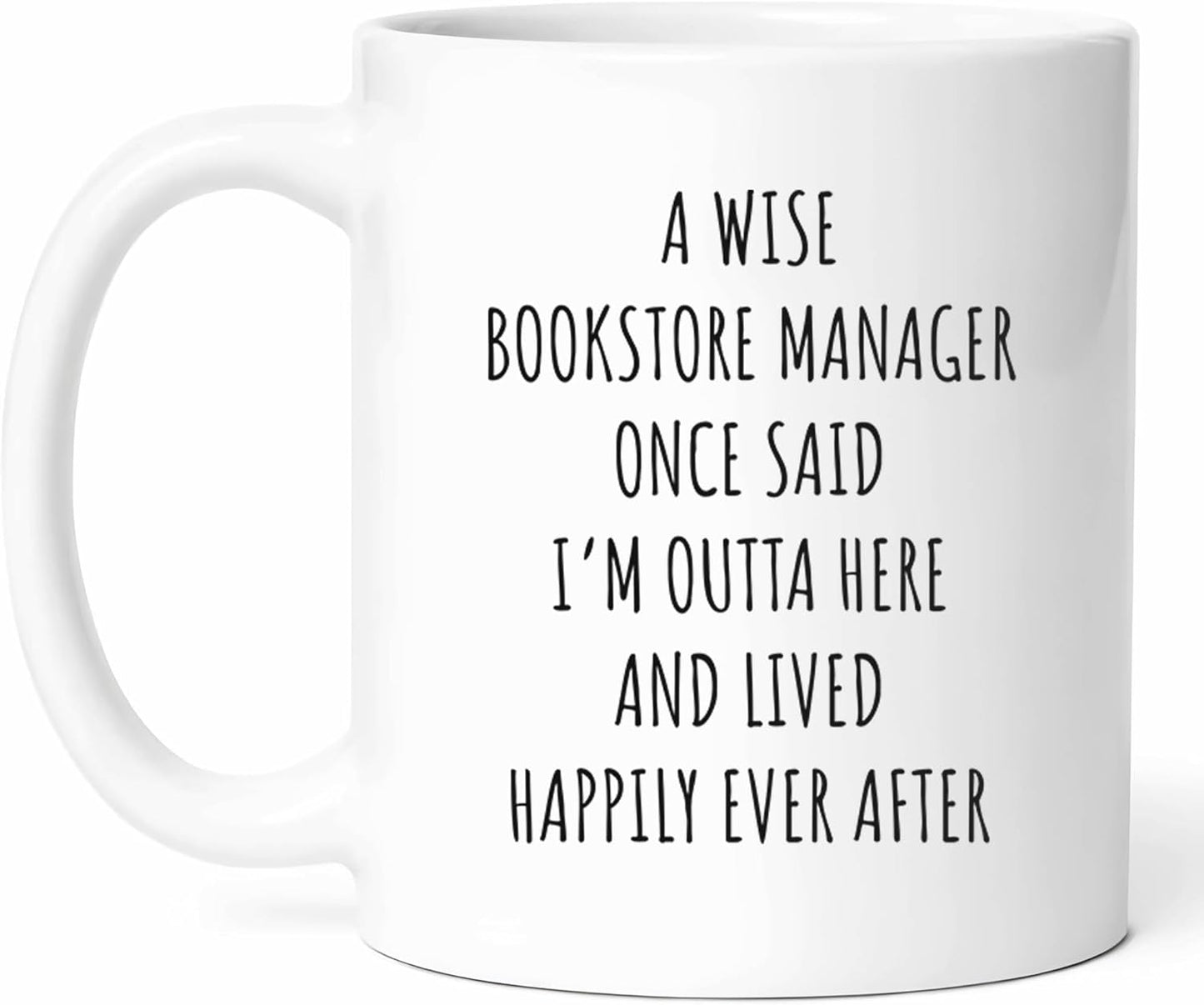 Best Retirement Bookstore Manager Mug - Literary Leader Coffee Cup - Book Lover Funny Gift From - Reading Advocate Tea Mugs - Cups - 11 Oz Ceramic Gifts For Bookworms, Birthday, Him, Her, Christmas