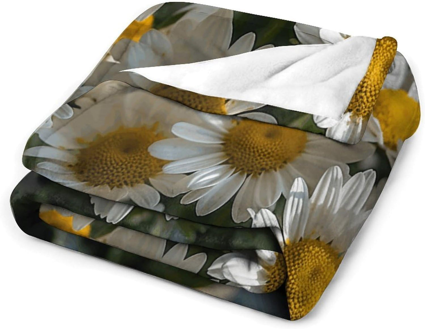 Handful of Daisies Throw Blanket for Couch Super Soft Warm Lightweight Throw Blankets Cozy Flannel Bed Blanket Cute Decorative Blankets for All Seasons Home Decor Gift 30"*40"（76 * 100cm）