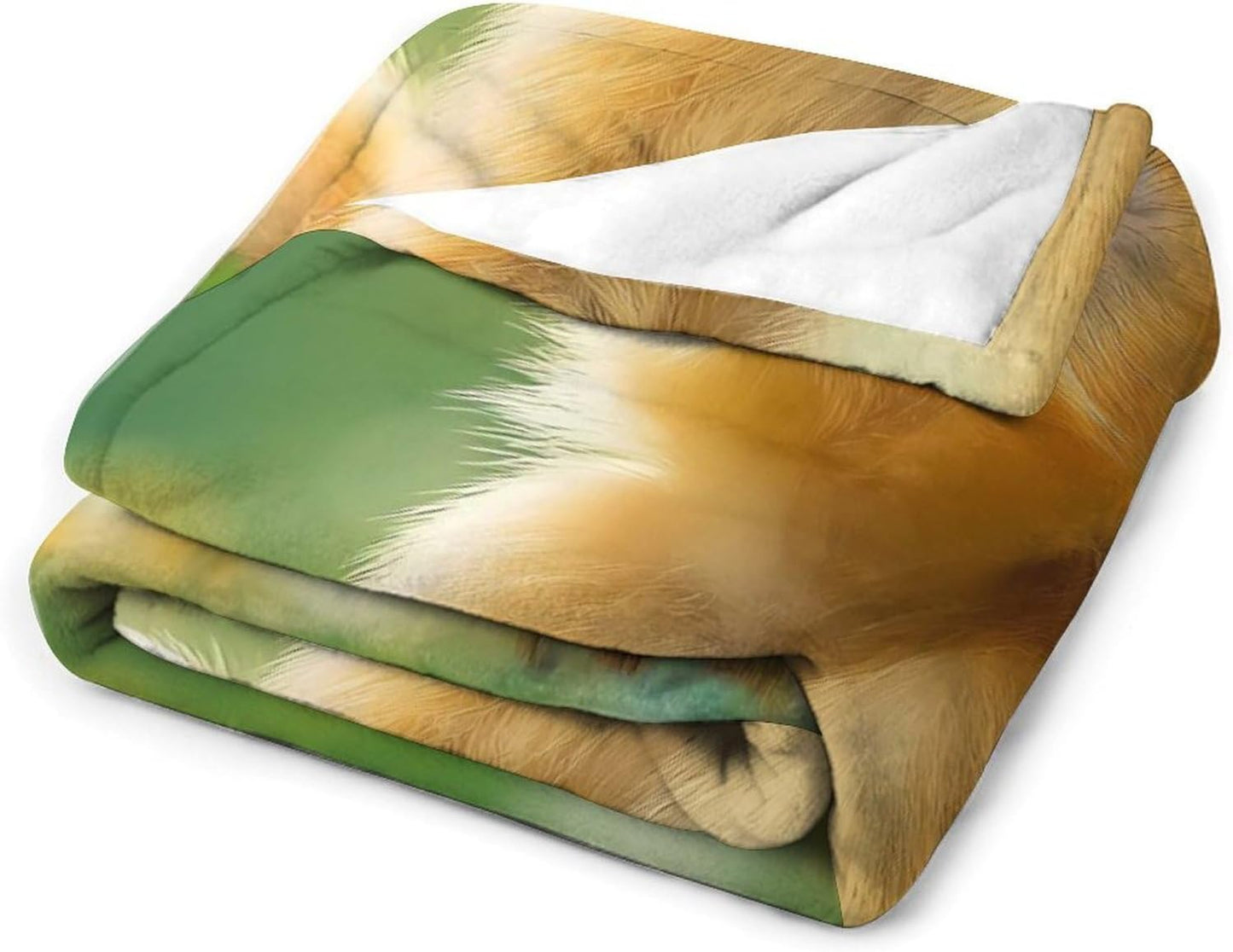 Wildlife Baboon Monkey Animal Throw Blanket for Couch Bed Plush Cozy Fuzzy Flannel Blanket for All Season 55"x70"