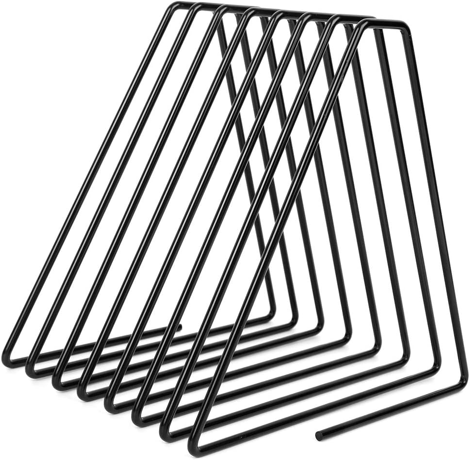 Book Organizer Magazine Holder, Adjustable Bookend Expandable Metal Bookend Desktop Book Stand Heavy Duty Book End for Home Office School Library Hotel (Black)