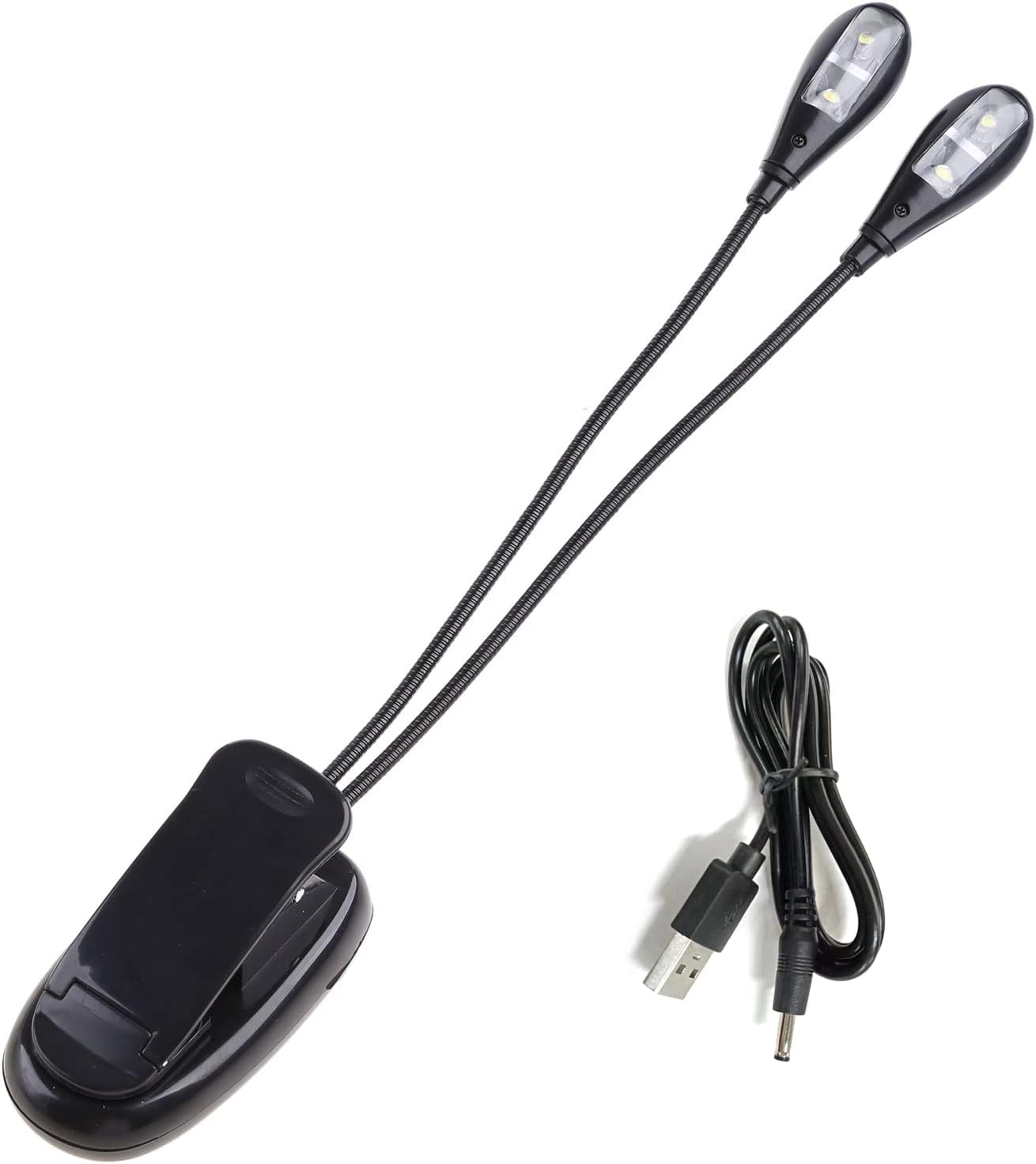 for Head LED Clip Book Light Adjustable Reading Lamp Battery Operated Clip-On Reading Light for Kids Desk Bed Headb
