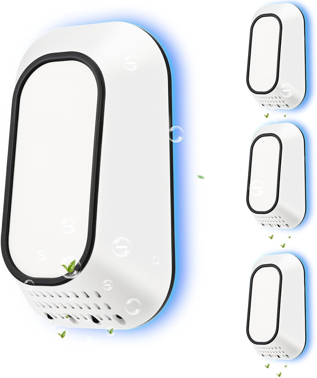 Plug In Air ionizers Negative Ion Air Purifie for Home,Small Ionic Air Purifier With Backlight,Quiet and Energy-Saving Air Freshener for Home,Bedroom,Office,Living Room(4)