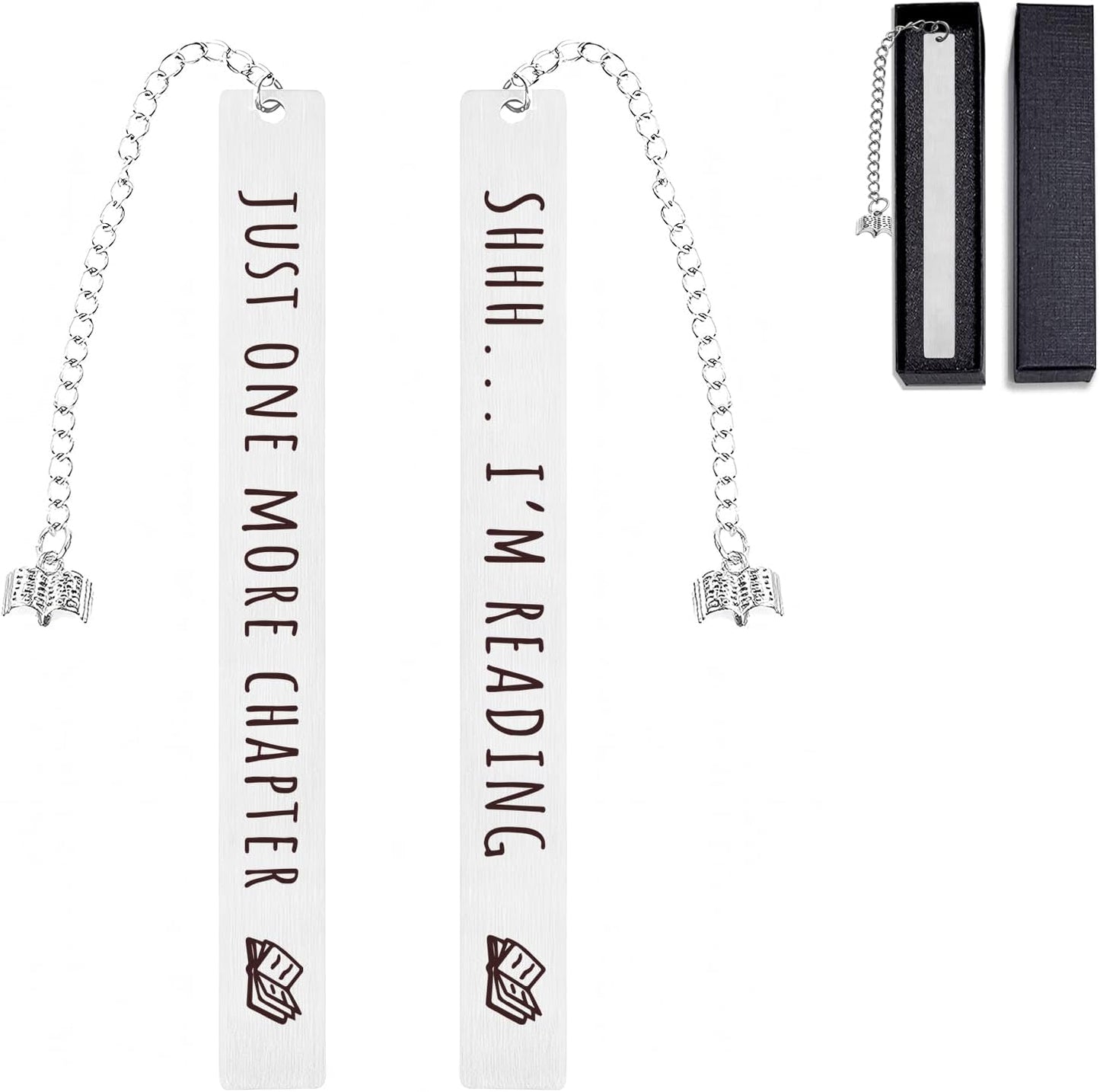 Funny Bookmarks for Book Lovers, Reading Gifts for Readers Women Men Writers Friends, Stocking Stuffers for Girl Boy Christmas Gift