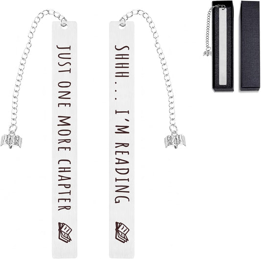 Funny Bookmarks for Book Lovers, Reading Gifts for Readers Women Men Writers Friends, Stocking Stuffers for Girl Boy Christmas Gift