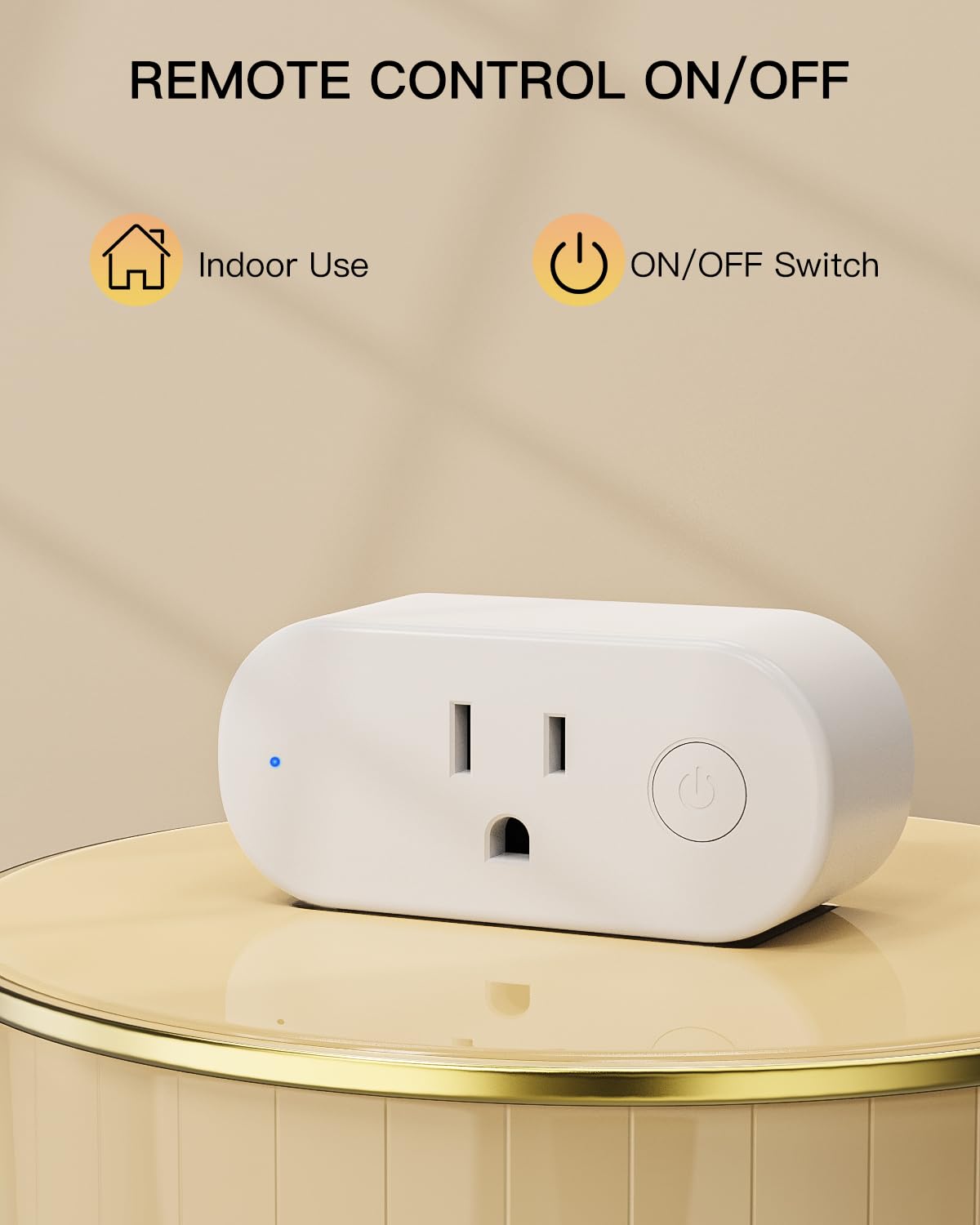 Remote Control Outlet Plug, Remote Light Switch Wireless, Electrical Outlet with Remote, 200ft Range, All On/Off Remote Control, Indoor Use, for Christmas Tree Light/Lamp, Fan, FCC Listed