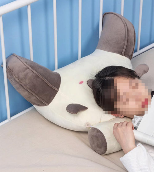 Tingting's Dream Washable Bed Rest Reading Pillow Office Sedentary Lumbar Back Cushion Soft Game Chairs Lumbar Pillow Sofa Waist Pillow (White, 60×40CM/23.6"×15.7")