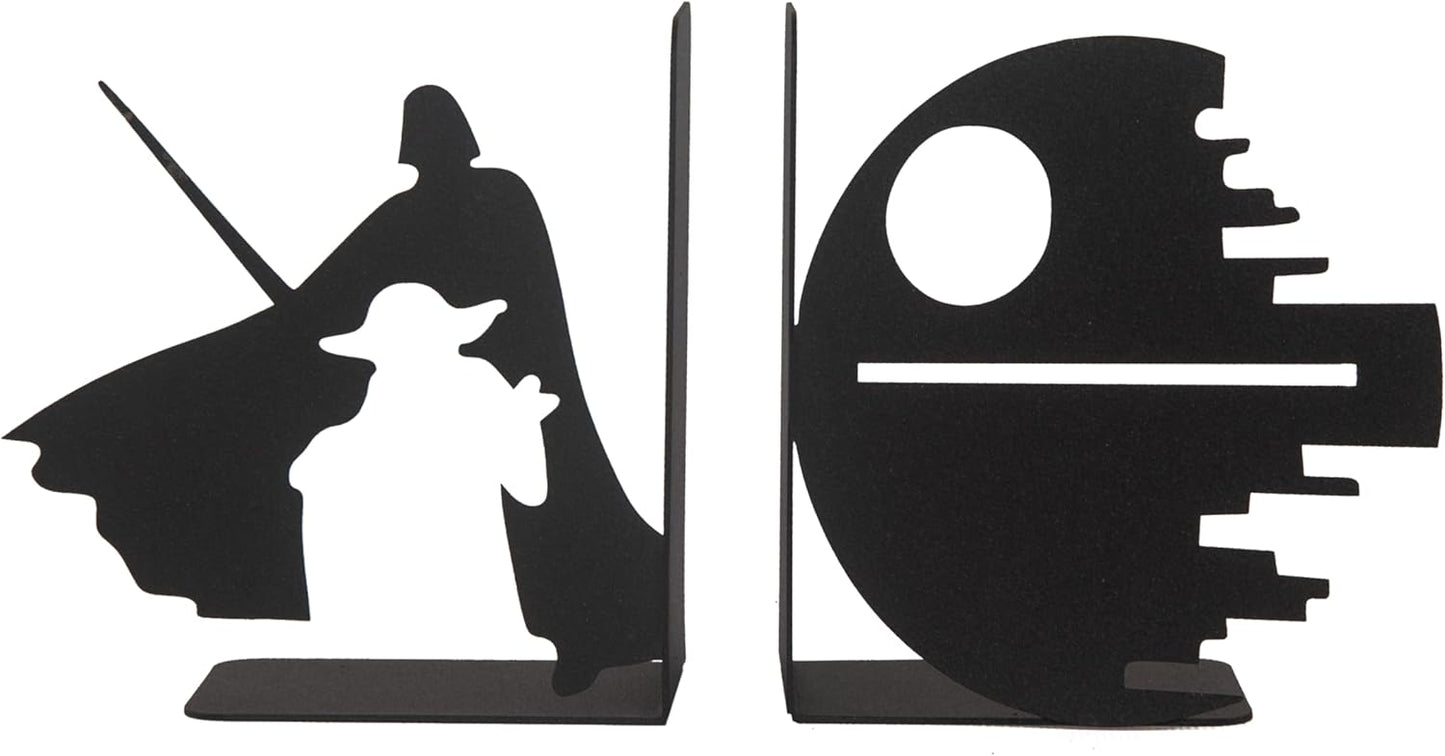 Superhero Heroes Metal Bookends for Kids, Star Wars Themed Book Holders, Decorative Book Support for Children Room, Cartoon Heroes Figure Book Support, Fantastic Superhero Bookends Gift for Kids