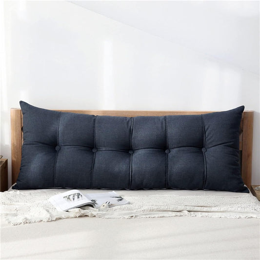 Konsilsa Large Triangular Bed Rest Positioning Support Pillow for Reading in Bed, Couch Back Cushions for Day Bed & Bunk Bed, Wedge Headboard Pillow with Removable Cover
