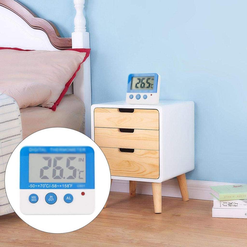 Room Thermometer - Household Electronic and Humidity Meter Refrigerator Insulation Box Measurement