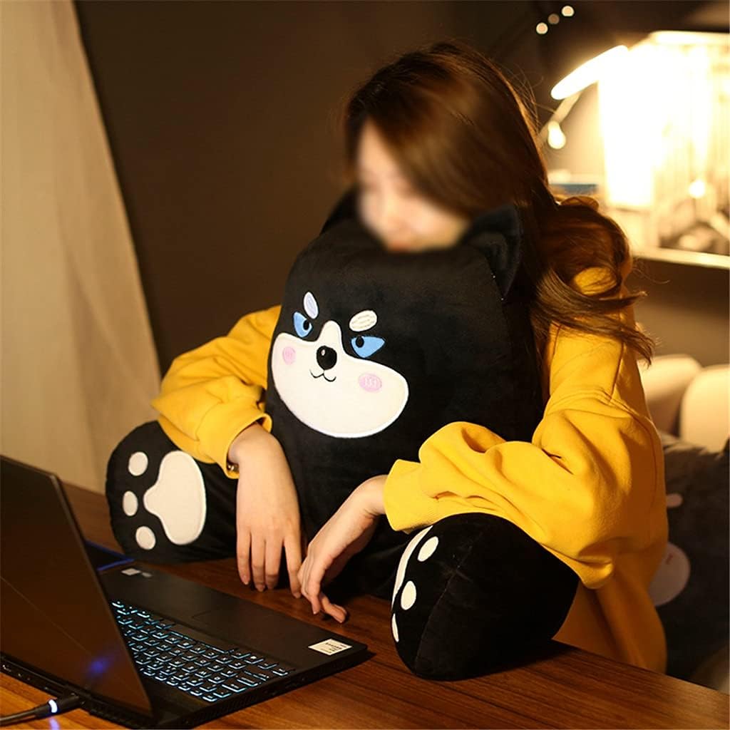 Cartoon Office Seat Pillow Lumbar Pad Sedentary Cushion Backrest Chair Waist Sofa Upholstery(D,45cm*60cm)