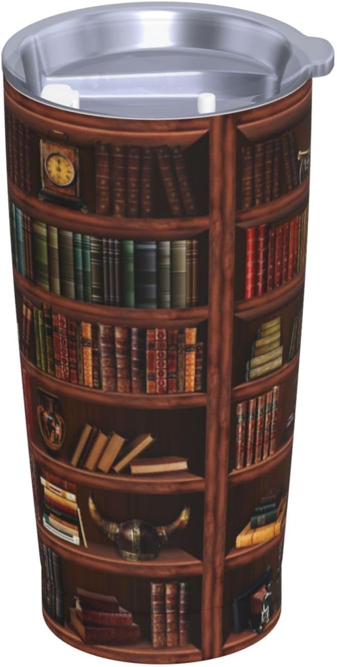 Book Tumbler Book Lovers Gifts, Book Coffee Mug Chapter Book Mug Cup Bookish Present Women Men, Mothers Day Reading Librarian Gifts Book Mugs for Book Lovers, 20oz
