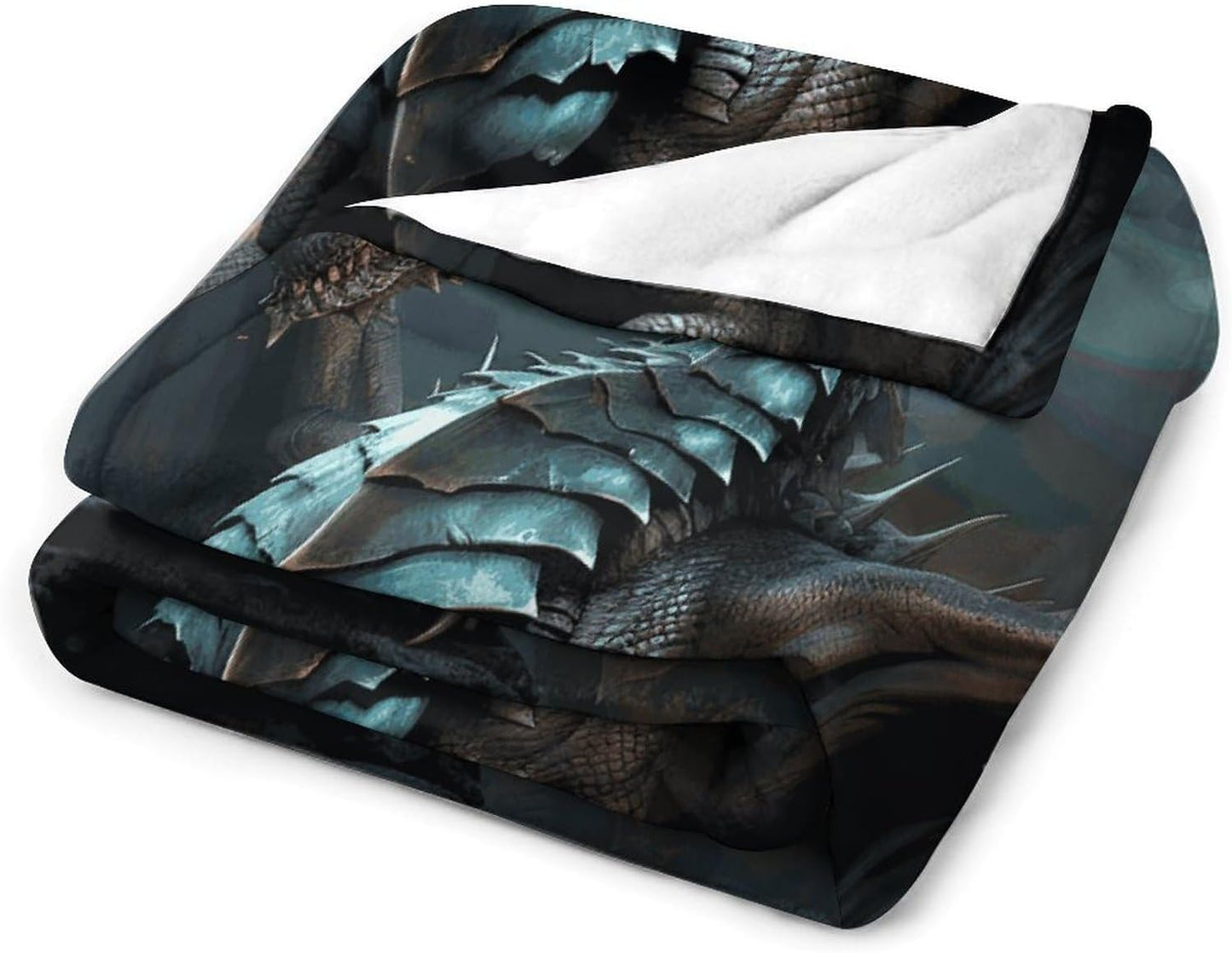 Cool Dragon Throw Blanket for Couch Super Soft Warm Lightweight Throw Blankets Cozy Flannel Bed Blanket Cute Decorative Blankets for All Seasons Home Decor Gift 60"*80"（150 * 200cm）