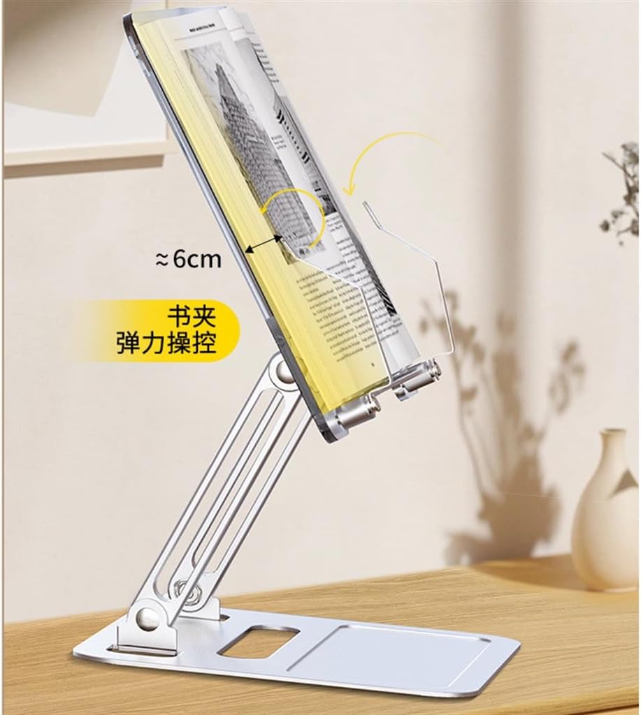 Reading Frame Aluminum Alloy Desktop Folding Lift Flat Notebook Height Bracket