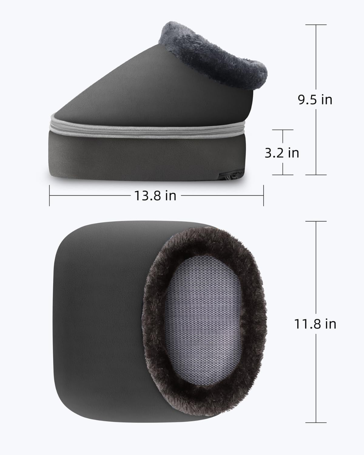 CooCoCo Shiatsu Foot Massager with Heat, Birthday Gifts for Women, Feet Massager for Plantar Fasciitis, Neuropathy, Foot Warmer for Circulation and Pain Relief, Feet Heater Under Desk