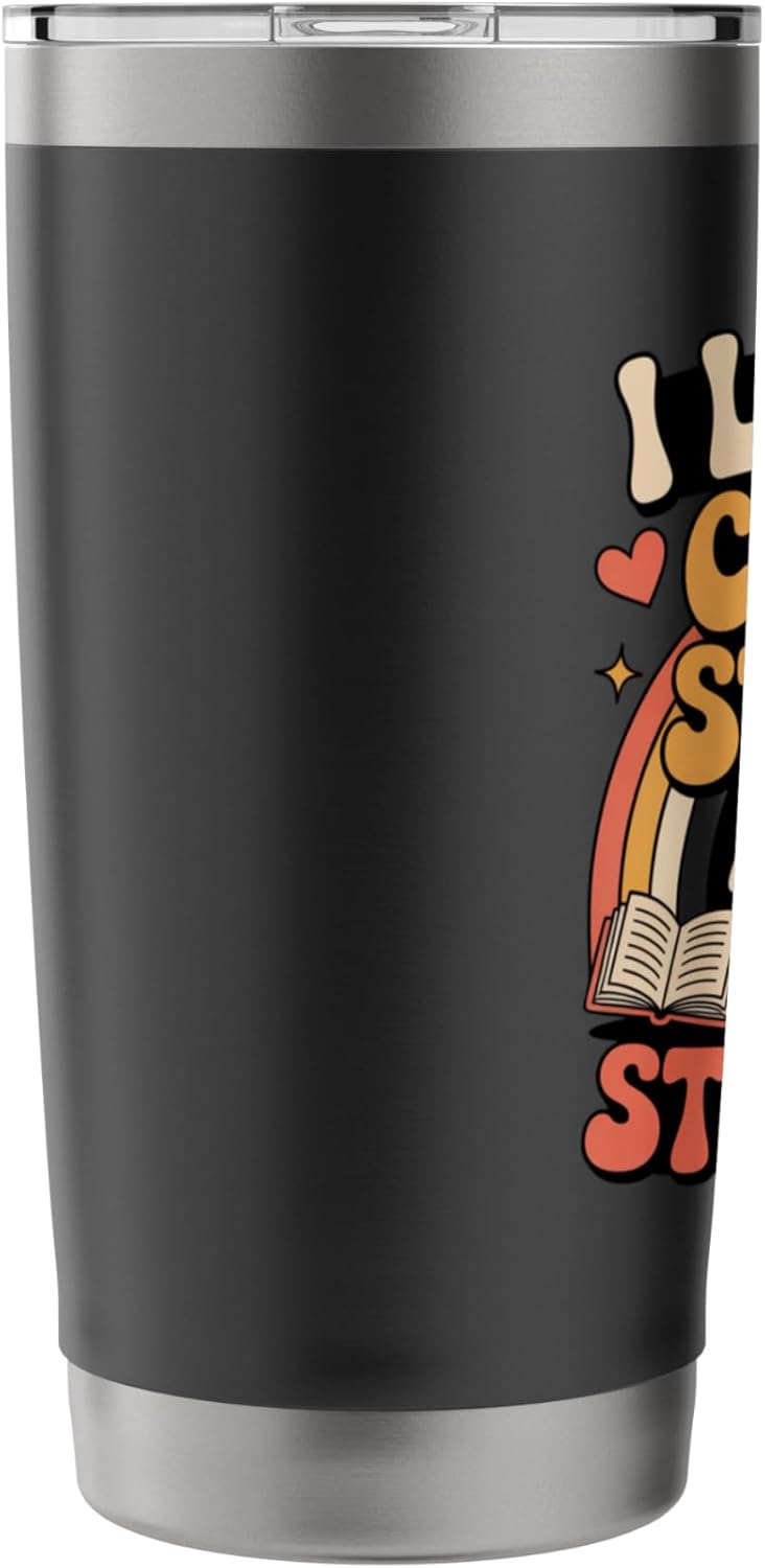 I Like My Coffee Strong and Plot Stronger Book Lover Gifts Stainless Steel Insulated Tumbler