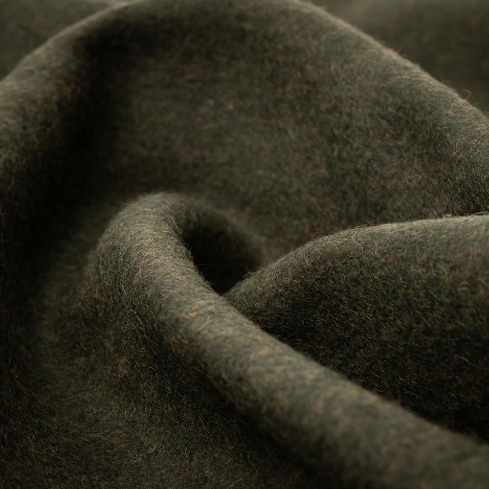 Arcturus Military Wool Blanket - Warm, Thick, Washable - Great for Outdoors, Camping, Stadium Blanket, Picnics, Travel - Car & Bushcraft Survival Kits