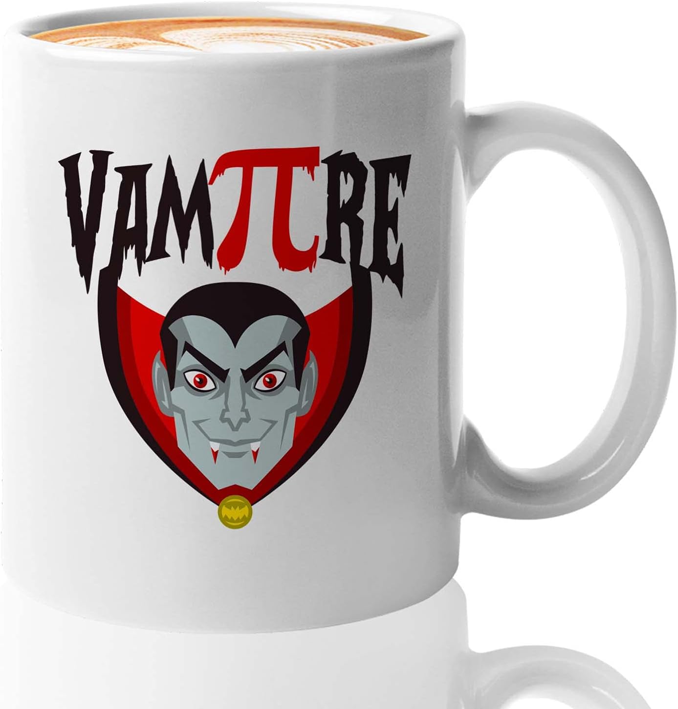 Bubble Hugs Math VamPIre Mug White 11 Oz - Funny Reading Book Lovers Literary librarian Halloween Reader - Hellowin, October, Costume, Cospla Horror, Ancient, Festival, Holida Decoration Ideas,