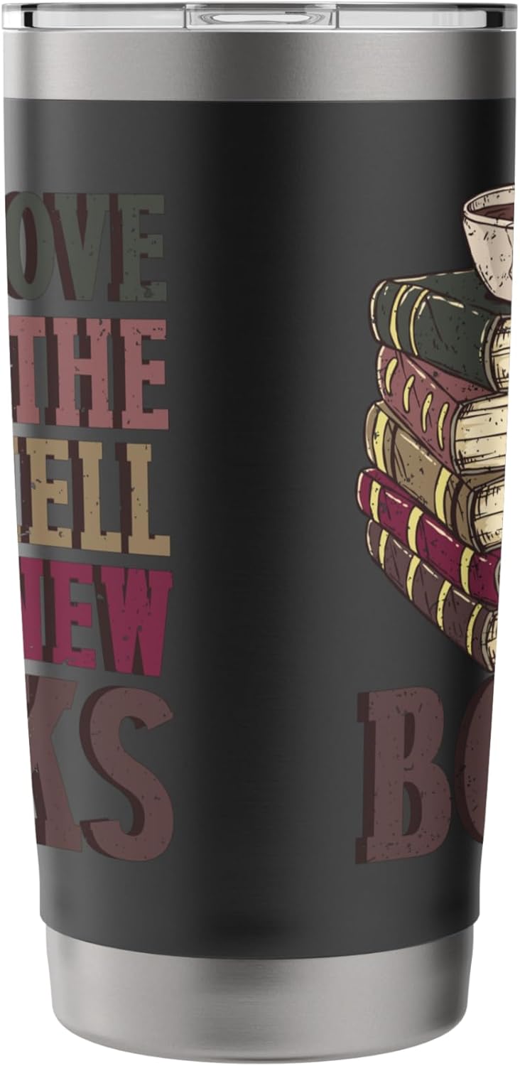 Reading Book Lover Smell Of New Books Stainless Steel Insulated Tumbler