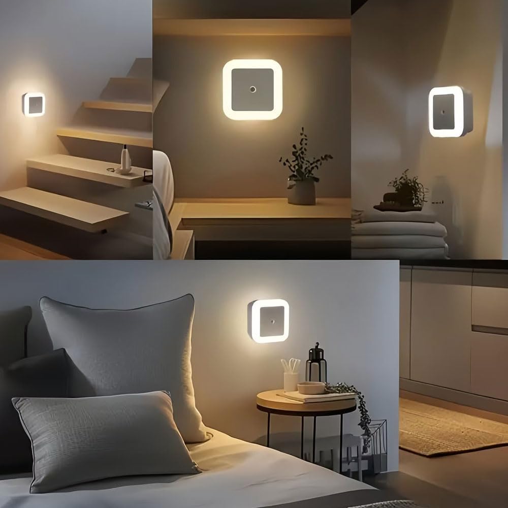 LED Plug and Play Night Light Portable Light Control Induction Sleep Light Bedroom Living Room Dining Room Study Eye Protection Night Light