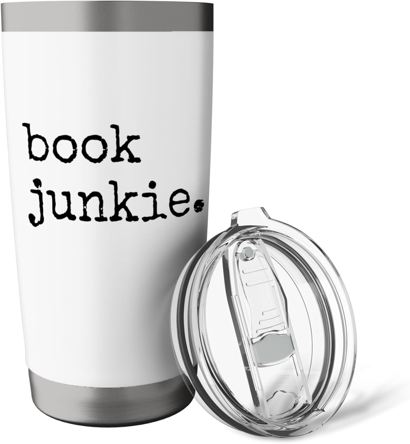 Book Junkie Reading Stainless Steel Insulated Tumbler