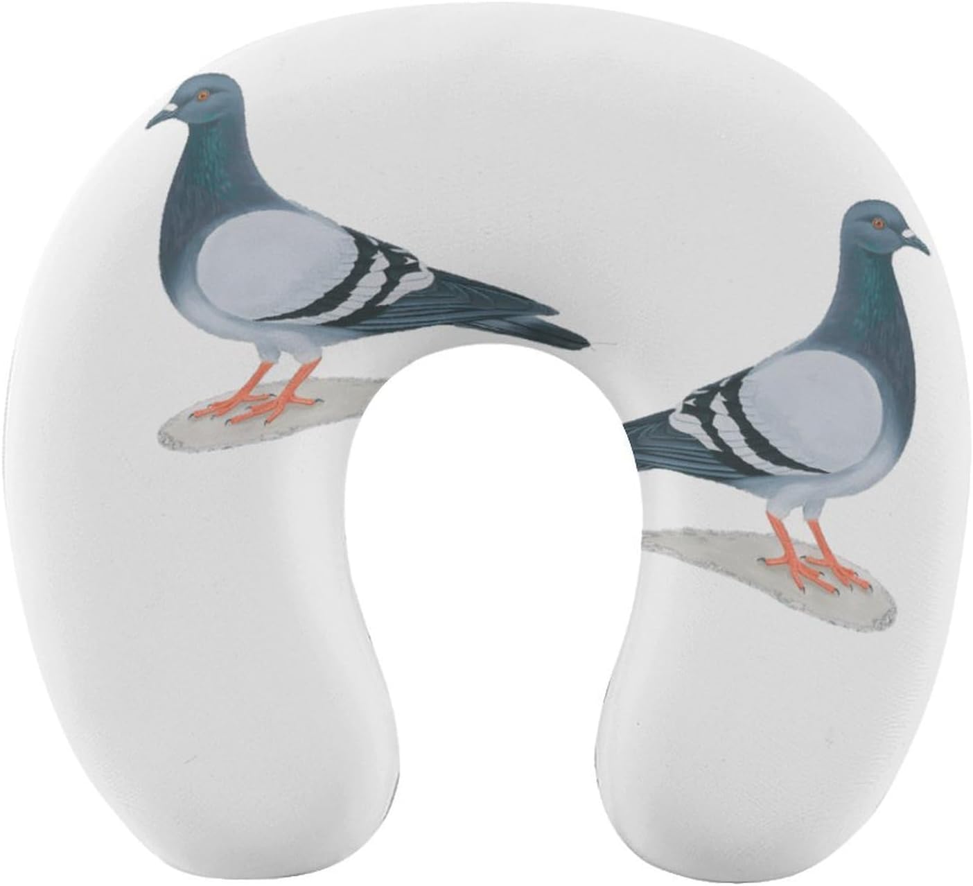 Pigeon Neck Pillow Memory Foam U Shaped Pillows Portable Pillows for Shoulder Travel Head Support Pillow with Concealed Zipper for Airplane Car Home Office