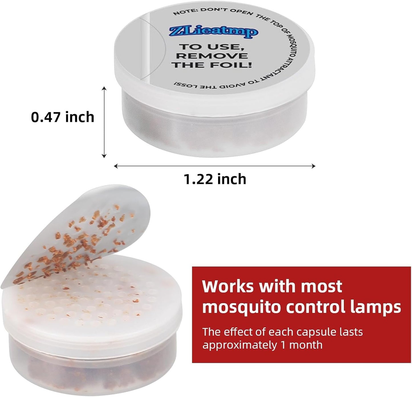 2026 Upgraded Pest Lures for Bug Zappers, 9 Pack Mosquitos Lure, 270 Day Lasting Lure Mosquito Attractant Bait Refill for Fly Traps, High Catch Rate Mosquito Attractant Indoor/Outdoor Traps