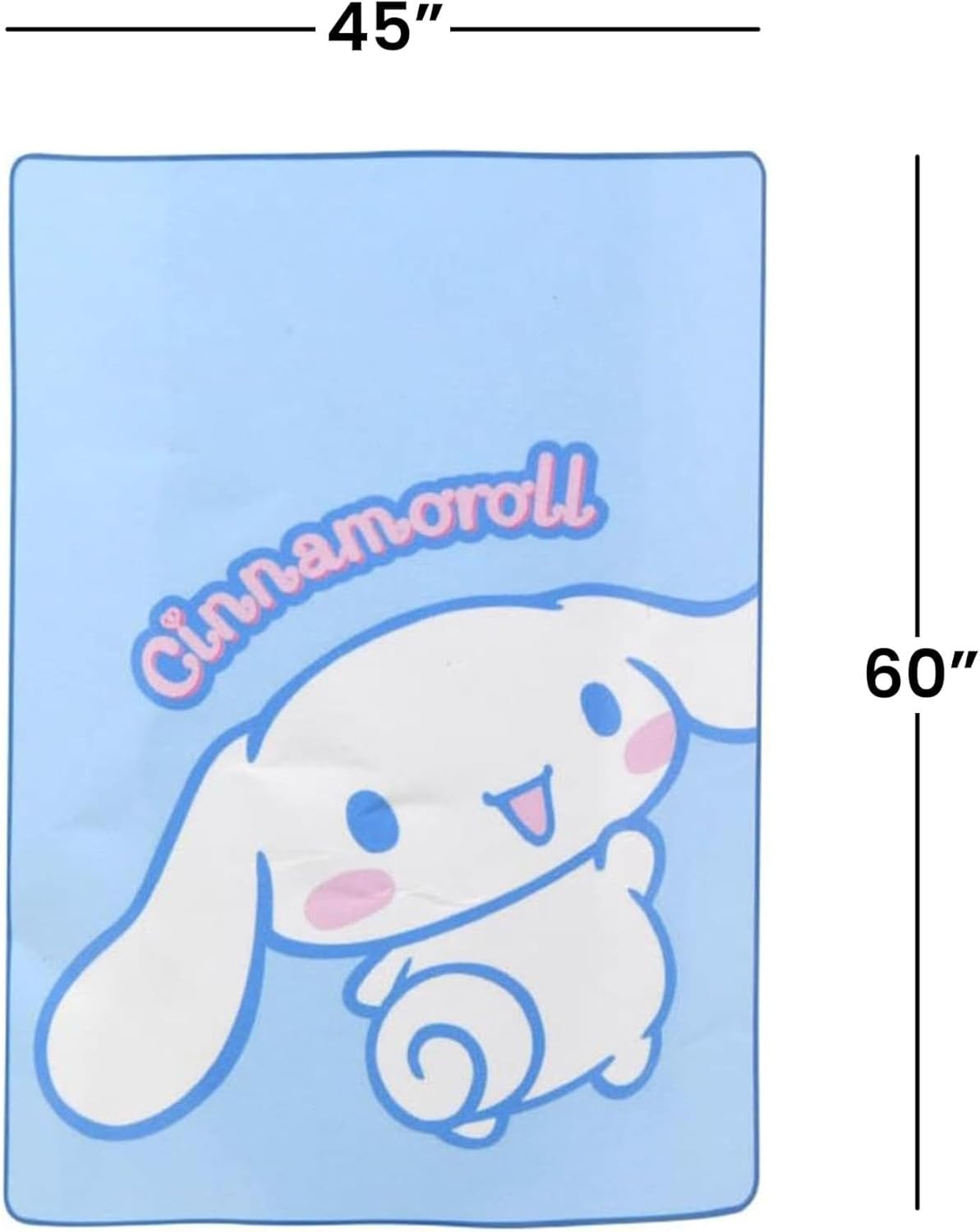 NORTHWEST Hello Kitty CINNAMOROLL Silk Throw Blanket 40" x 60"- CIFL