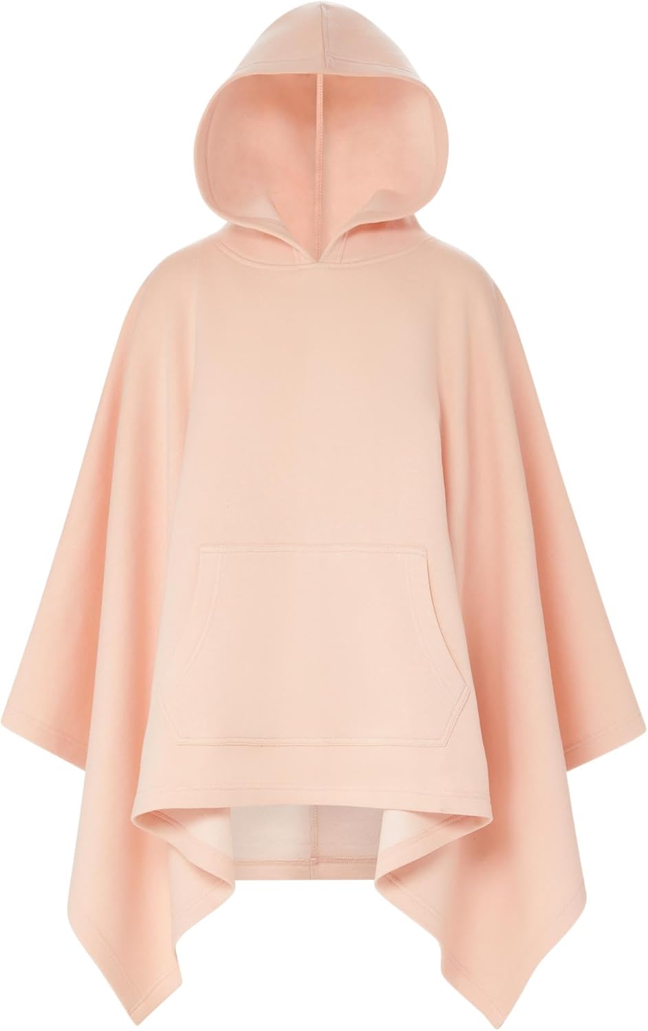 MV Sport Women's Sweatshirt Blanket Poncho Hoodie/Cozy Fleece Pullover Ponchos/Warm Hooded Cape for Women