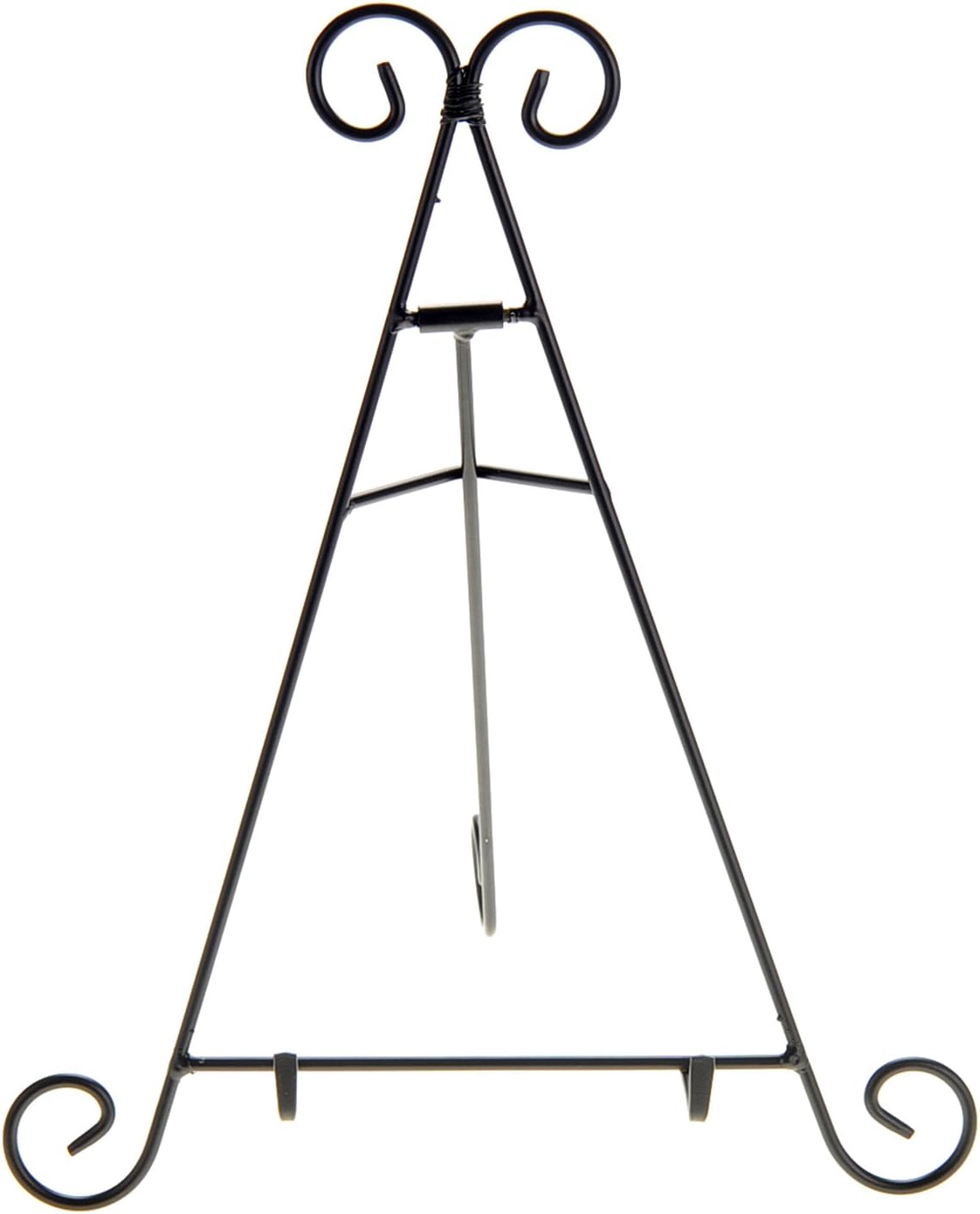PowerTRC 12" Iron Display Stand for Holding Pictures, Books, Plates, Art, and More