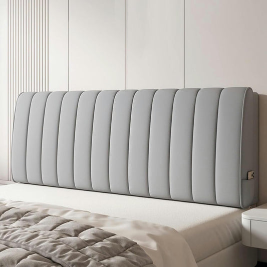 AMNOOL Wipeable Wall Mounted Pillowboard Headboard Cushion Large Bed Backrest Bed Rest Pillow Neck Lumbar Support Pad Home Dorm Daybed Tatami Cushion