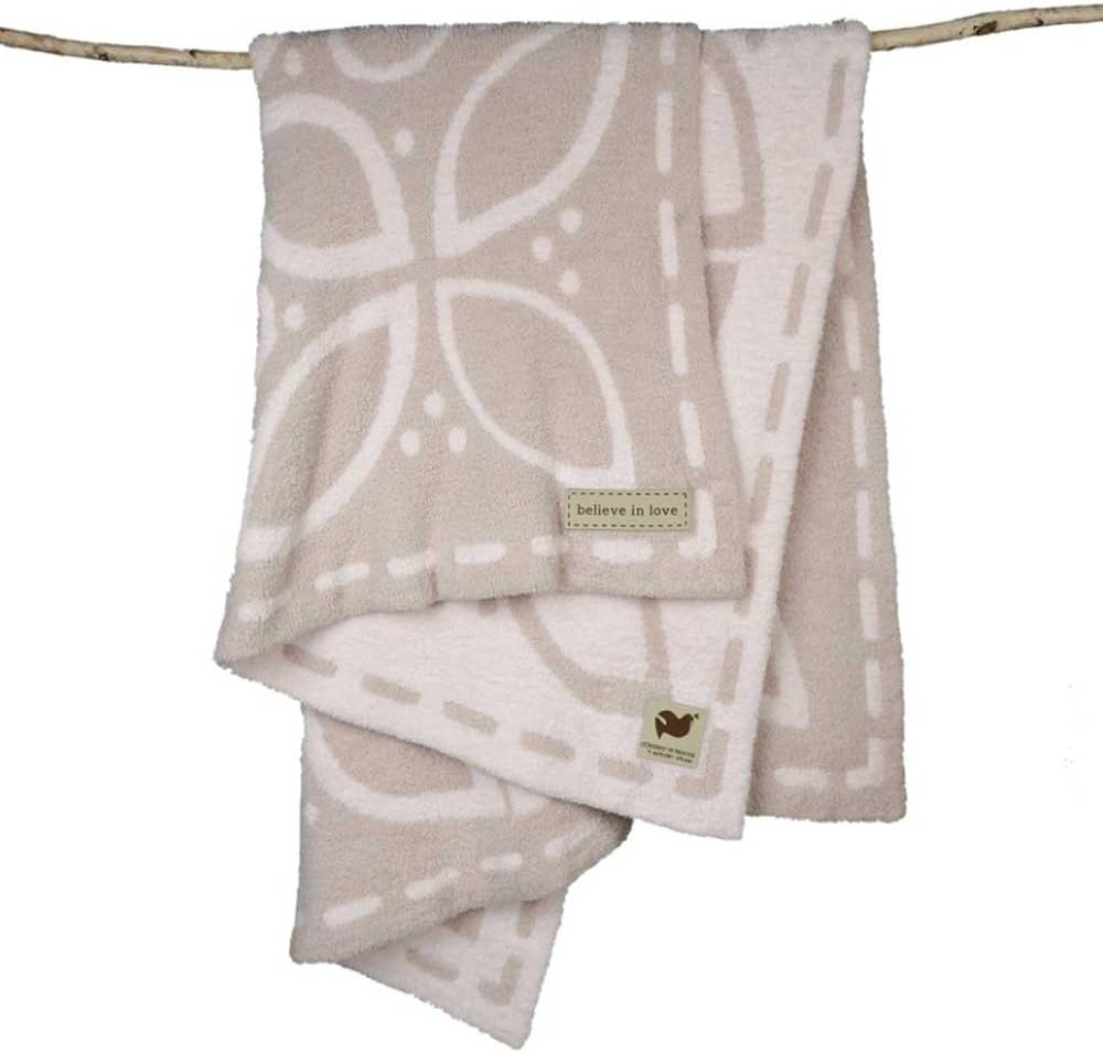 Barefoot Dreams CozyChic Covered in Prayers Throw - Believe in Love