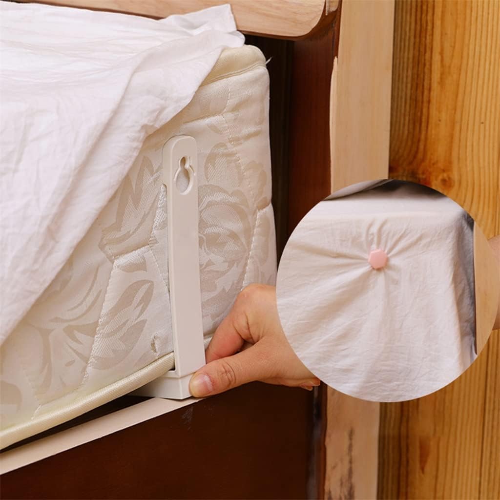 4pcs Room Decor Mattress Needle Sheet Holder Non Slip Bedroom Fasteners Accessories Clip Fixed(Gray)