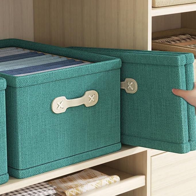 Household Clothing Pants Storage Box Foldable Large Capacity T-Shirt Sweater Wardrobe
