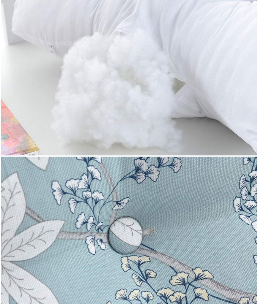 Coffee Table LQ Headboard Bedside Sofa Cushion Back Reading Backrest Cushion Soft Double Bed Waist Pad Pillow (Size : 120cm-4 Buckle) ()