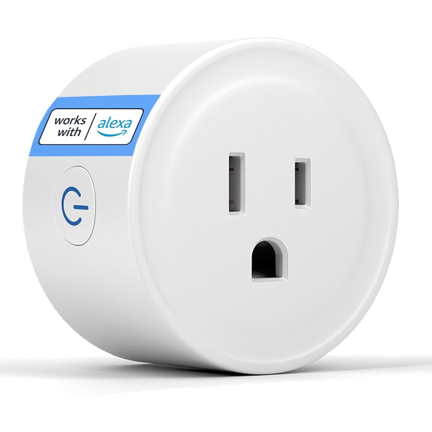 YNF Smart Plug, Simple Setup with One Voice Command, Works with Alexa Only, Remote Control with Timer Function, Bluetooth Mesh Outlet, Alexa Echo Required （1 Pack）