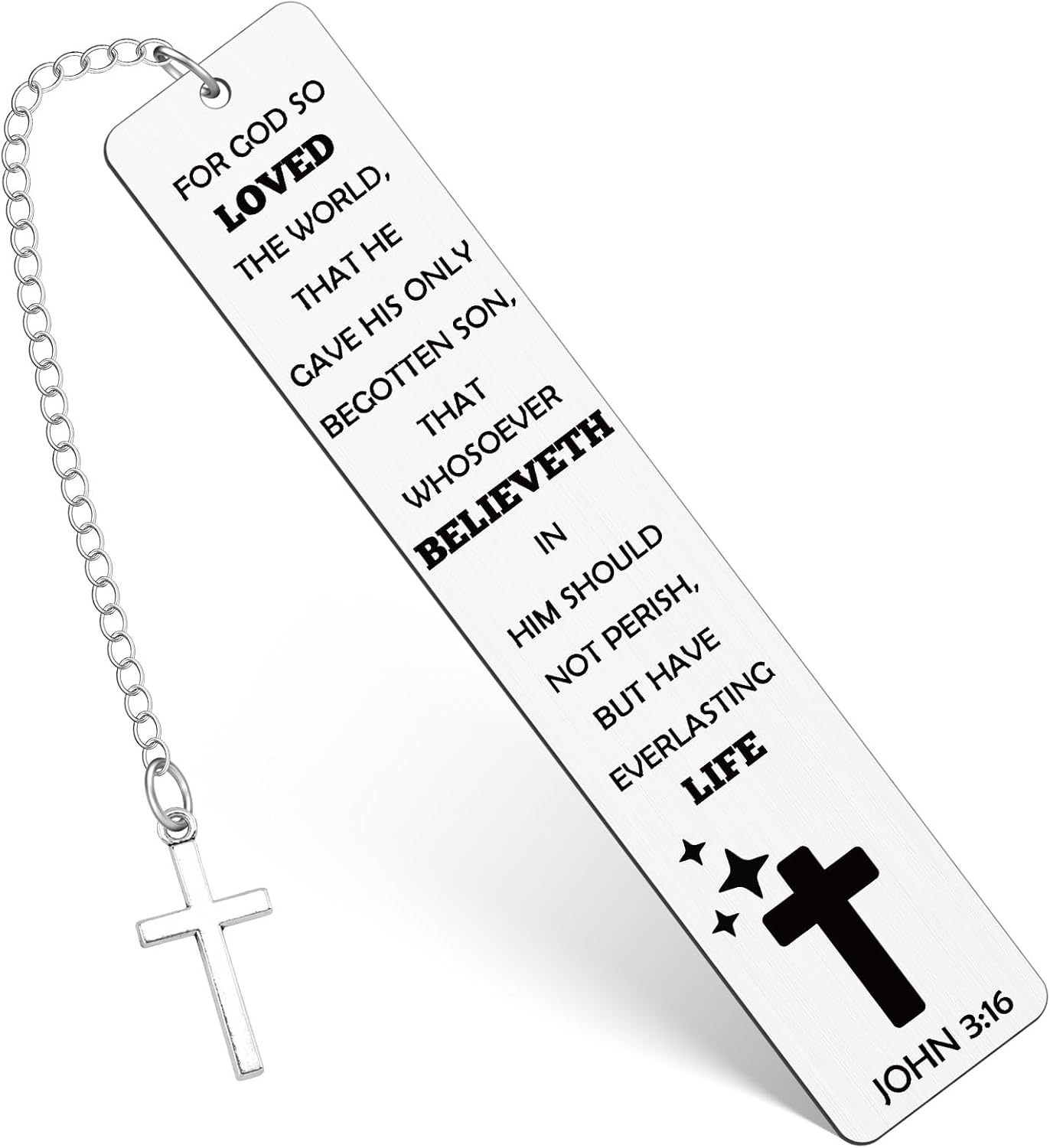 Easter Basket Stuffers Metal Bookmark Christian Gifts for Women Men Book Lovers Inspirational Religious Faith Gifts Book Marks for Reading Bible Accessoires Christmas Birthday Baptism Gift