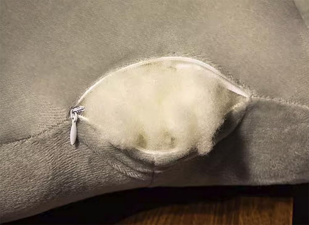 Tingting's Dream Office Lumbar Back Cushion Sedentary Sitting Back Lumbar Support Pillows Face Down Rest Pillow Reading Waist Cushions (Gray cat, 50×40CM/19.7"×15.7")