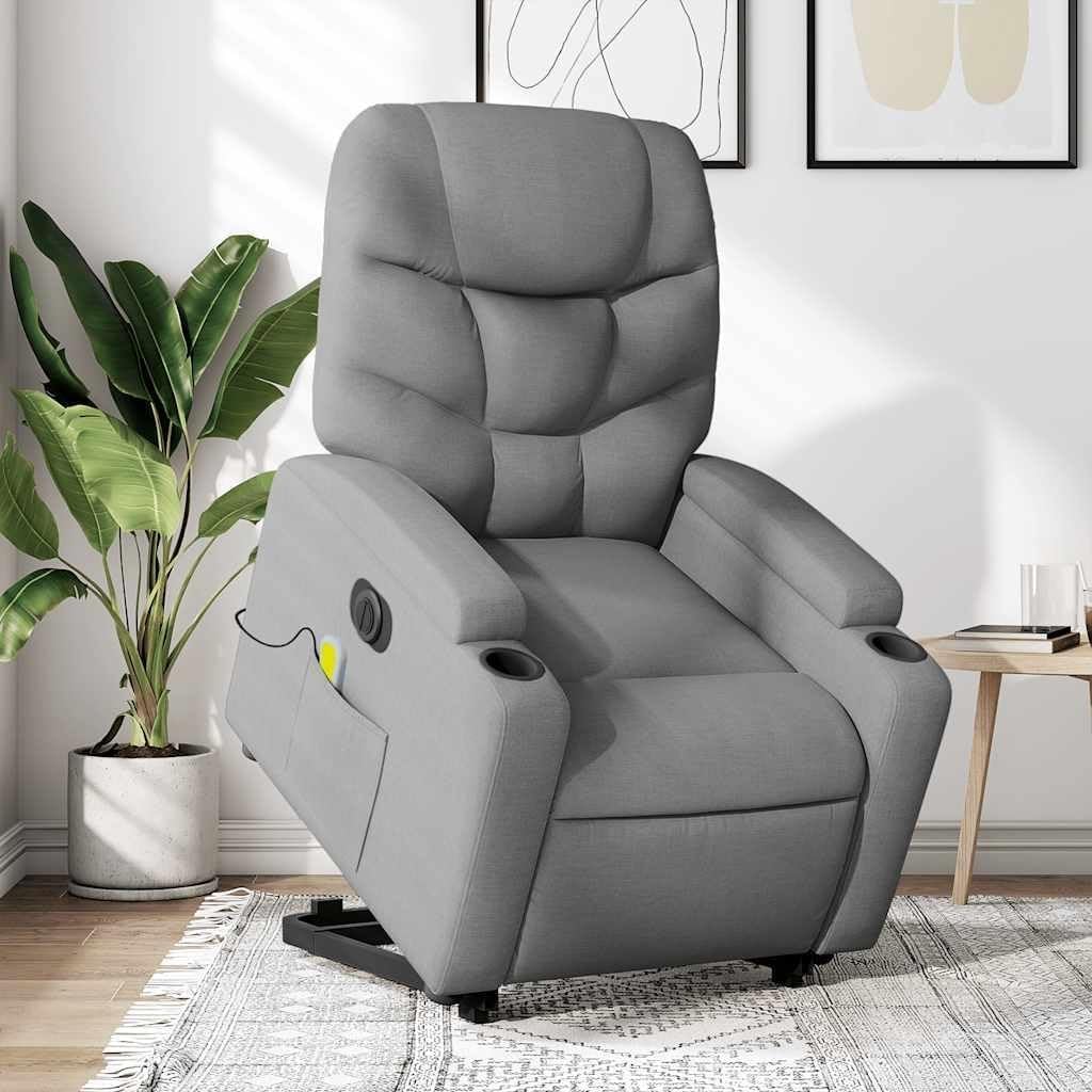 Electric Power Lift Recliner Chair for Seniors Heated & Massage Recliner with Adjustable Settings, Remote Control, Dual Cup Holders, Ergonomic Living Room & Home Theater Seating
