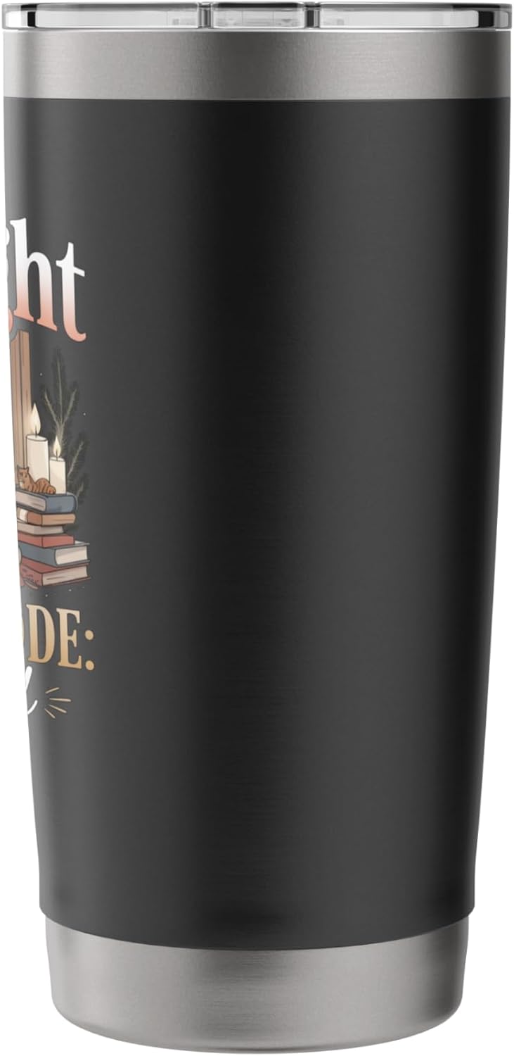 Cozy Night Reading Mode Activated Window Stainless Steel Insulated Tumbler