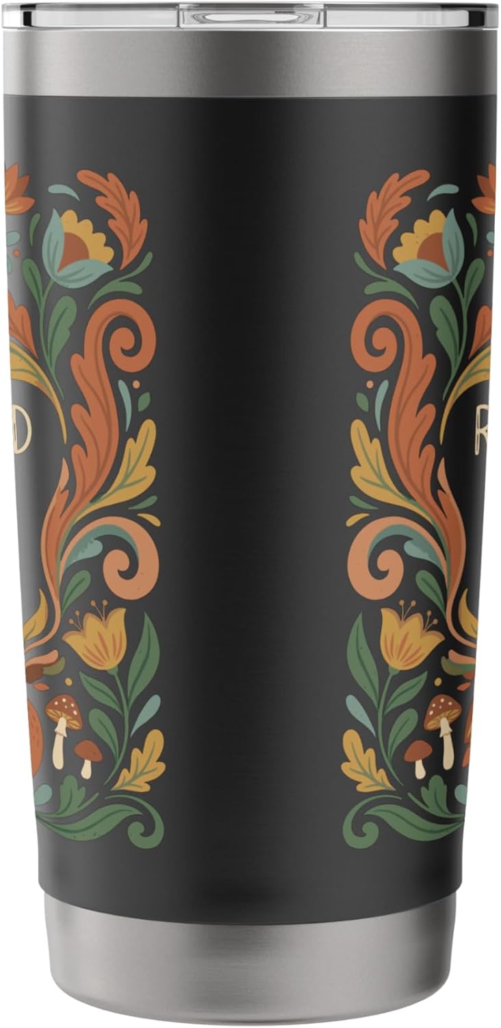 Radicalized by Basic Decency Woodland Statement Stainless Steel Insulated Tumbler
