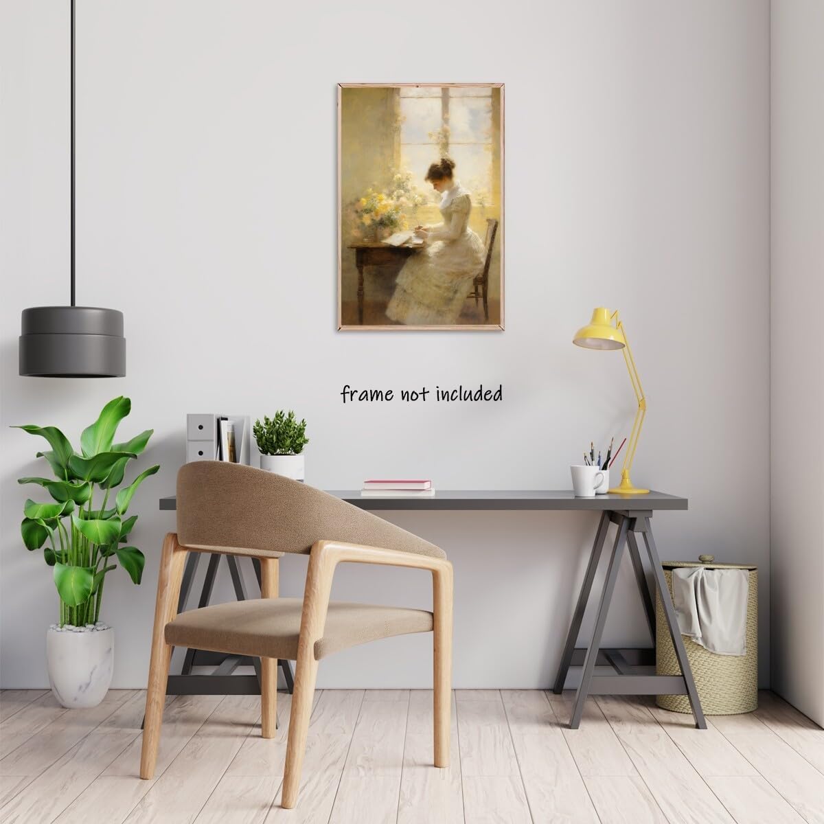 Heltrappe Vintage Portrait Oil Painting Wall Art Victorian women reading art print Famous Antique Artwork Aesthetic Posters Home Decor living bedroom room wall decor Unframed12x18inch