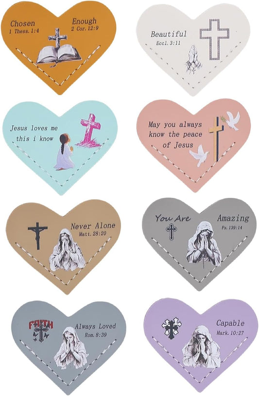 Christian Gifts for Women First Communion Gifts for Girls and Boys Leather Bookmark for Kids Women Personalized Book Accessories Bible Bookmark for Reading,Book Lovers Gifts