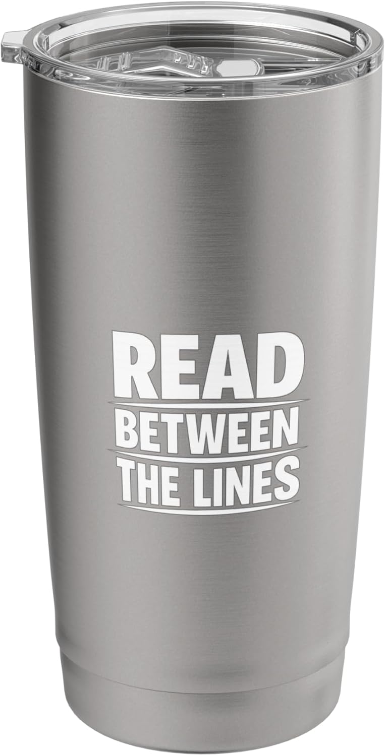 Read Between the Lines Stainless Steel Insulated Tumbler