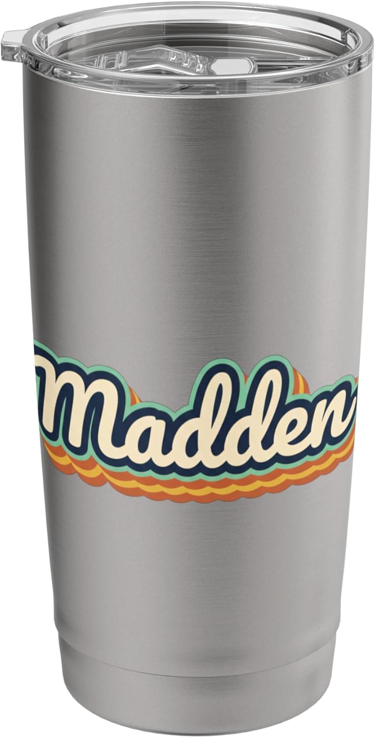 Madden Retro Name Dad Vintage Style Stainless Steel Insulated Tumbler