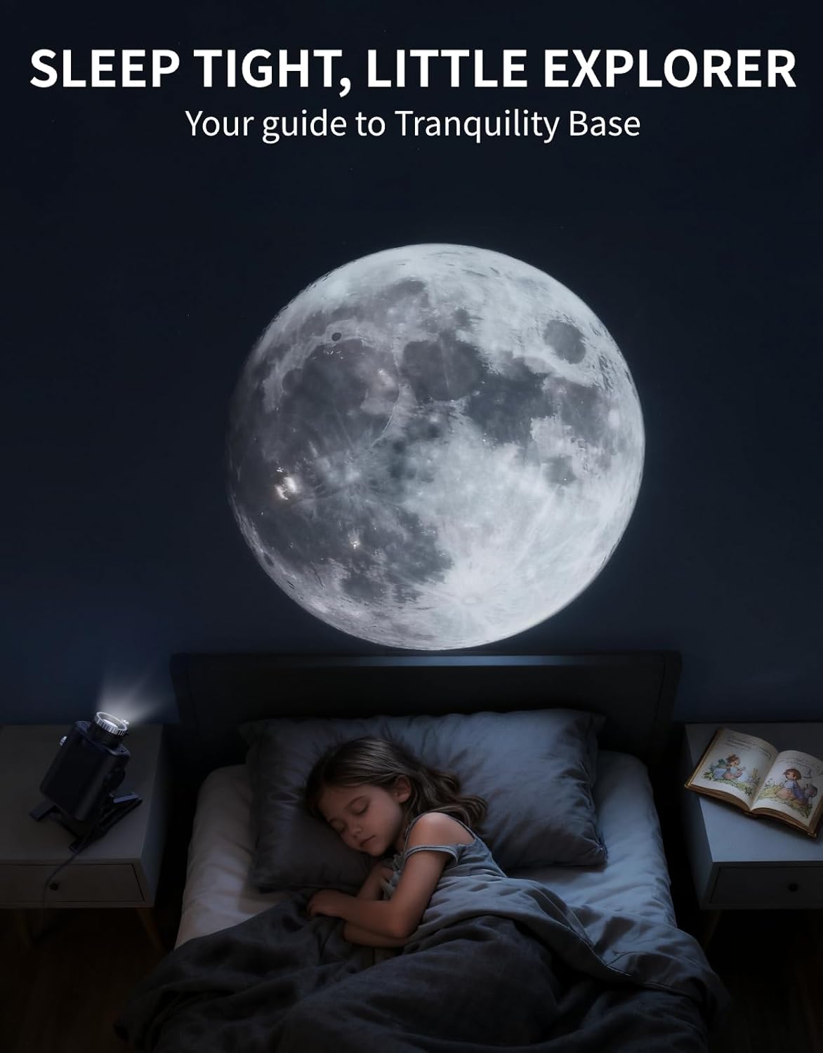 Galaxy Projector, 60 Themes Full-Room Immersive 3D Star Projector, Space Galaxy Projector, Large Area Home Planetarium Night Light Projector with HD Soft Light for Stress Relief Gifts