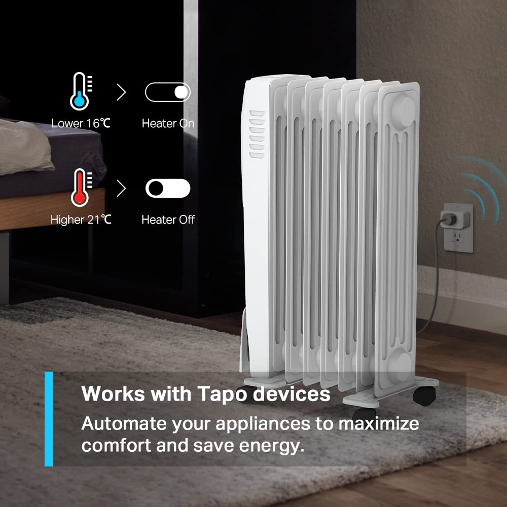 TP-Link Tapo Temperature and Humidity Sensor Starter Kit: T310 Sensor + H100 Hub (High-Accuracy Swiss-Made Sensor | Real-Time Notifications | Long-Lasting Performance)