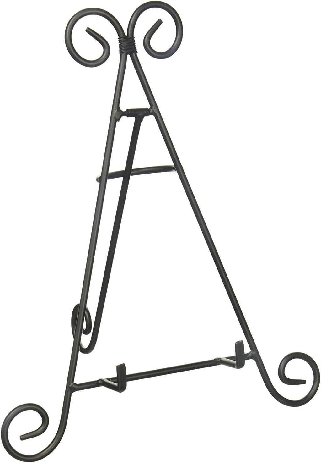 PowerTRC 12" Iron Display Stand for Holding Pictures, Books, Plates, Art, and More