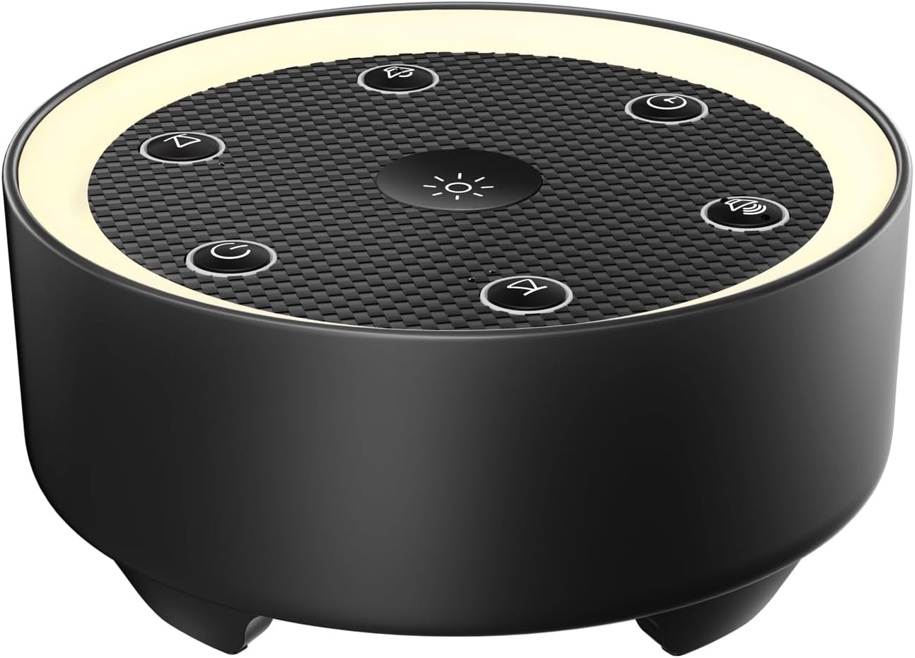 Kipcush Sleep Sound Machine - 21 High-Fidelity Non-Looping Sounds, Portable White Noise Machine for Baby, Kids & Adults, Dimmable Night Light, 6 Auto-Off Timers, USB Powered for Travel, Home & Office