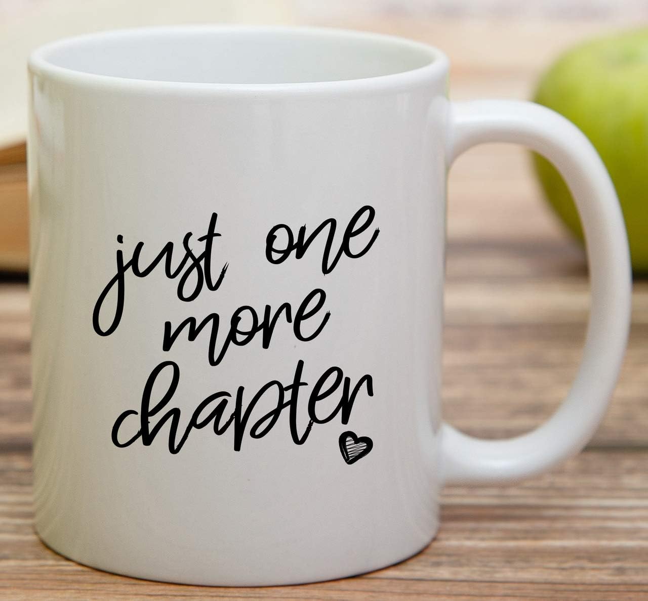 Retreez Funny Mug - Just One More Chapter Bookworm Book 11 Oz Ceramic Coffee Mugs - Funny, Sarcasm, Sarcastic, Motivational, Inspirational birthday gifts for friends, coworkers, siblings, dad or mom