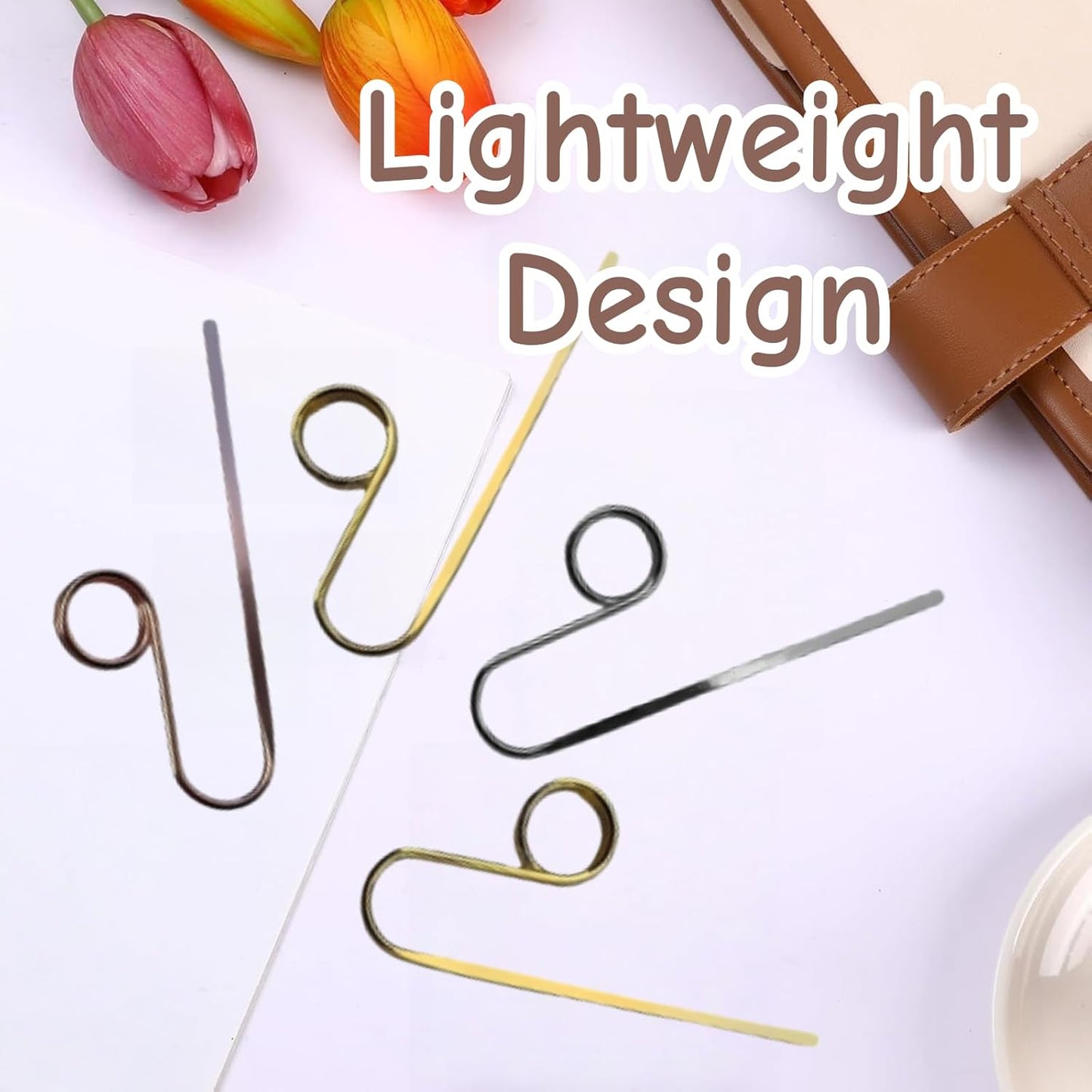 4 PCS Book Holder Ring Metal Finger Bookmark Thumb Book Ring Page Holder Reading Accessories for Friends Families